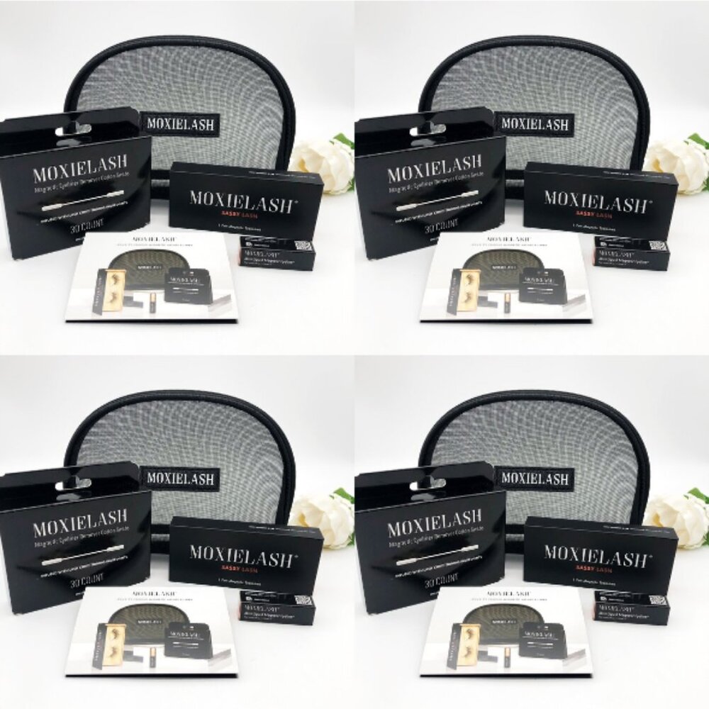 4 Sets of MoxieLash Magnetic Lashes Sassy Lash Bundle